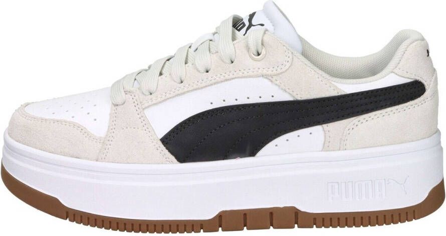 PUMA Rebound Femme Low SD Dames Sneakers White- Black-Frosted Ivory - Foto 4