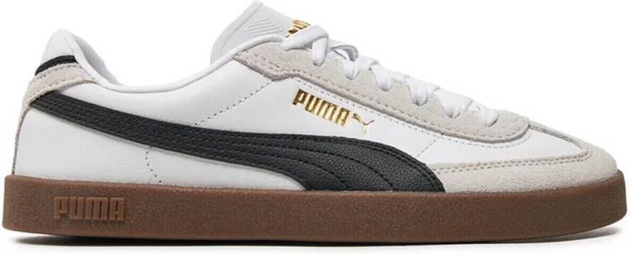 Puma Sneakersy skórzane z obszyciem w kontrastowym kolorze model Club II Era - Foto 18