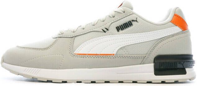 Puma Graviton sneakers grijs wit oranje Jongens Meisjes Mesh 37 - Foto 4
