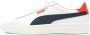 Puma Smash 3.0 sneakers wit donkerblauw rood Imitatieleer 35.5 - Thumbnail 3