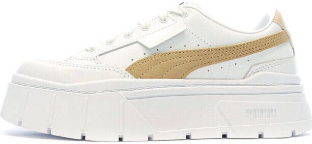 Puma Lage Sneakers Mayze Stack white-light sand 384363-03 - Foto 3