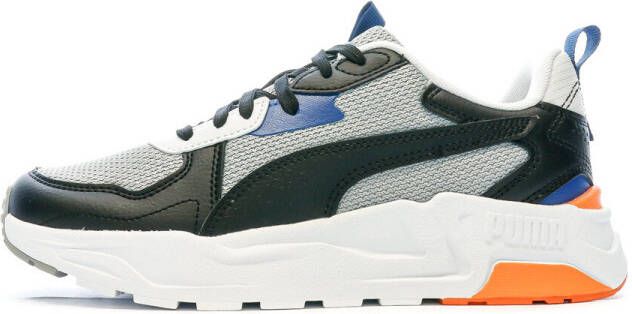 PUMA Trinity Lite Junior Hardloopschoenen Grijs Jongen