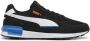 PUMA Graviton unisex sneaker sportschoen 380738 51 zwart-wit-blauw - Thumbnail 4