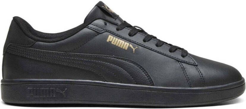 PUMA Smash 3.0 L Unisex Sneakers Black- Gold- Black - Foto 4