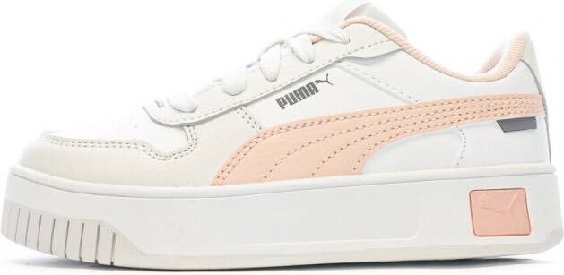 Puma Carina Street leren sneakers wit roze Meisjes Leer Meerkleurig 28 - Foto 5