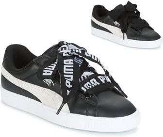 PUMA Dames Sneakers Basket Heart DE Ws Zwart - Foto 3