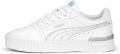 Puma Carina 2.0 Mermaid sneakers wit blauw zilver Meisjes Imitatieleer 37 - Wit