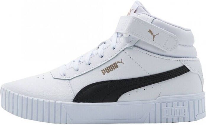 PUMA Carina 2.0 Mid Sneakers Black White Dames