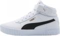 PUMA Carina 2.0 Mid Sneakers Black White Dames - Wit