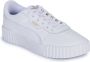 PUMA Carina 3.0 dames sneaker leren schoenen 400365 01 wit - Thumbnail 4