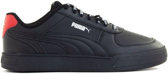 Puma caven logomania sneakers zwart rood heren