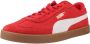 PUMA Club II Era Suede Unisex Sneakers For All Time Red- White- Gold - Thumbnail 3
