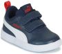 PUMA Courtflex V2 kinder sneakers Blauw Uitneembare zool - Thumbnail 3