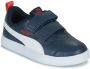 PUMA Courtflex V2 kinder sneakers Blauw - Thumbnail 4