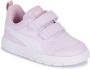 Puma Courtflex V3 V sneakers lila wit roze - Thumbnail 3