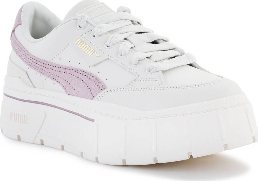 Puma Lage Sneakers Mayze Stack Premium Whisper White Lilac 384421-01