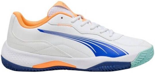 PUMA NOVA Smash Unisex Sportschoenen White-Vivid Blue-Heat Fire- Black - Foto 8