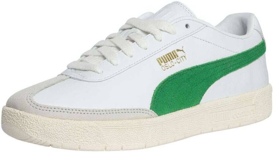 PUMA Oslo City Premium Heren Sneakers Sport Casual Schoenen Leer Wit