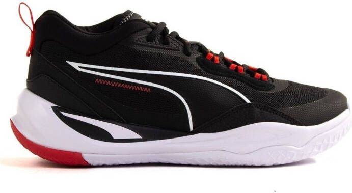 PUMA Playmaker Sneakers Jet Black Jet Black White High Risk Red Heren - Foto 2
