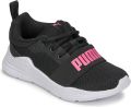 PUMA Kinderschoenen Jr Wired Textiel Hardloopschoen Zwart - Zwart