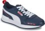 PUMA R78 SL Heren Sneakers Sportschoenen Schoenen Navy-Blauw 374127 - Thumbnail 3