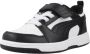 Puma Rebound v6 Low sneakers wit zwart Imitatieleer Meerkleurig 33 - Thumbnail 10