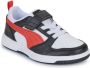 Puma Rebound v6 Low sneakers wit rood zwart Imitatieleer 28 - Thumbnail 5