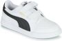 PUMA Shuffle V PS Sneakers Unisex White- Black- Team Gold - Thumbnail 5