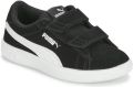 PUMA Leren Junior Smash sportschoenen - Zwart