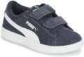Puma Smash 3.0 SD V sneakers donkerblauw wit Suede Logo 22 - Blauw