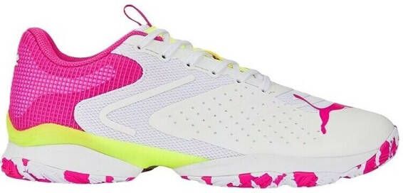 PUMA Solarattack Rct Padelschoenen Wit Roze - Foto 2