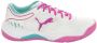 PUMA Solar Smash Dames Sportschoenen Padel Smashcourt White Purple - Thumbnail 3