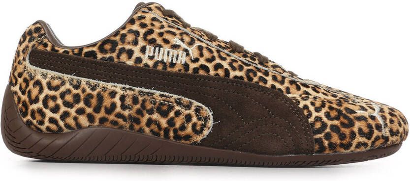 Puma Speedcat Leopard Print Dames Bruin- Dames Bruin