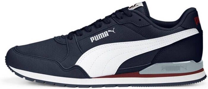 Puma st runner v3 mesh sneakers blauw rood heren