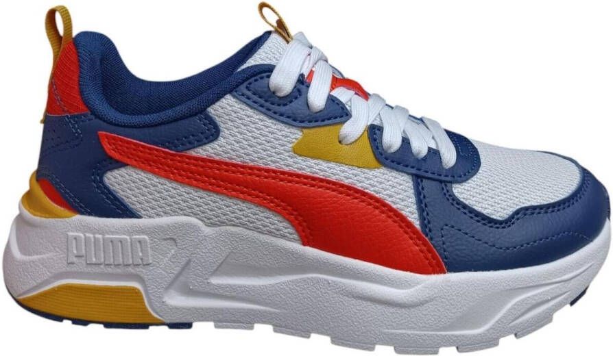 PUMA Trinity Lite Jr Unisex Sneakers White-Fierce Red-Persian Blue - Foto 5