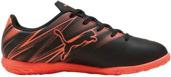 PUMA Attacanto IT kinder zaalschoenen zwart rood Gymschoenen Uitneembare zool - Foto 4