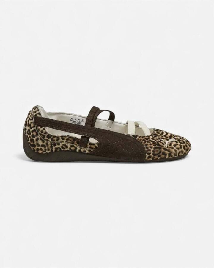 Puma Ballerina's Speedcat Ballet Wild Leopard Pony Hair (Women's)