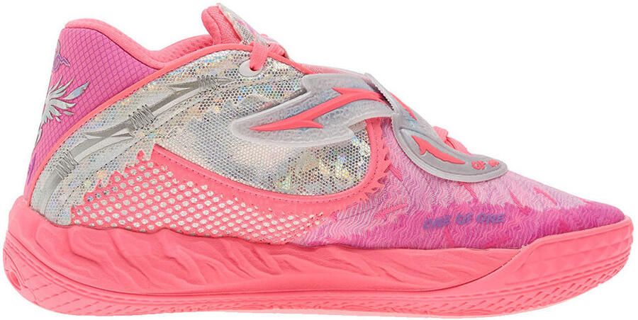 Puma Mb.05 World Tour Sneakers Roze Mesh Synthetisch