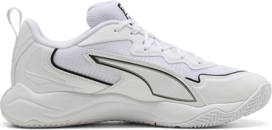 PUMA n Solarflash 4 Zaalvoetbalschoenen Indoor White- aged silver - Foto 2