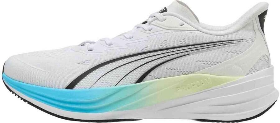 PUMA Darter Pro 2 Unisex Sportschoenen White-Vibrant Blue- Black-Apple Spritz - Foto 2