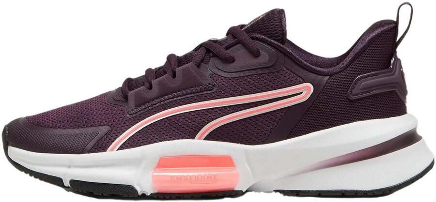 PUMA PWRFrame TR 3 Wns Dames Sportschoenen Midnight Plum-Vapor Gray-Sunset Glow - Foto 2