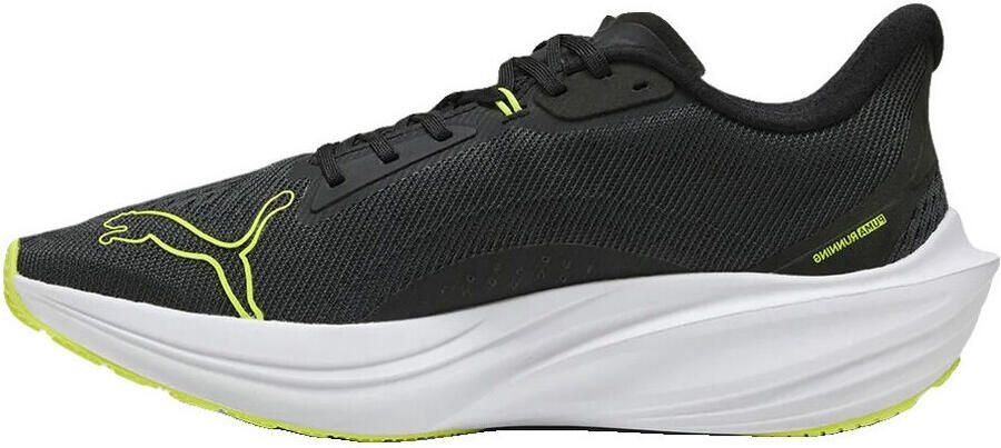 PUMA Darter Pro Unisex Sportschoenen Black-Yellow Alert- White