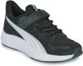 PUMA Kinder Schuhe Low Pounce Lite AC+ PS 311650 Black- White- Silver - Zwart