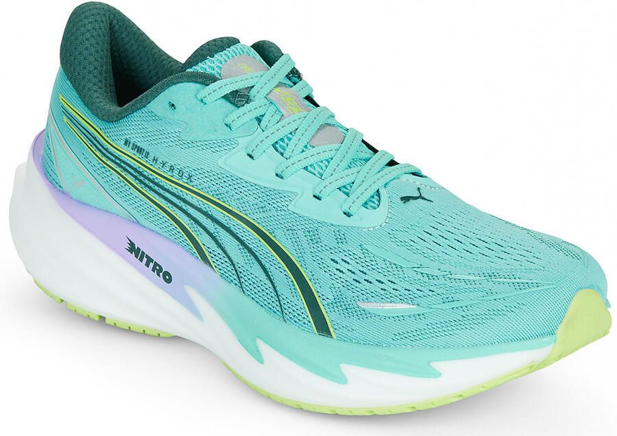 Puma x Hyrox Velocity Nitro 5 mesh hardloopschoenen turquoise lila - Foto 4