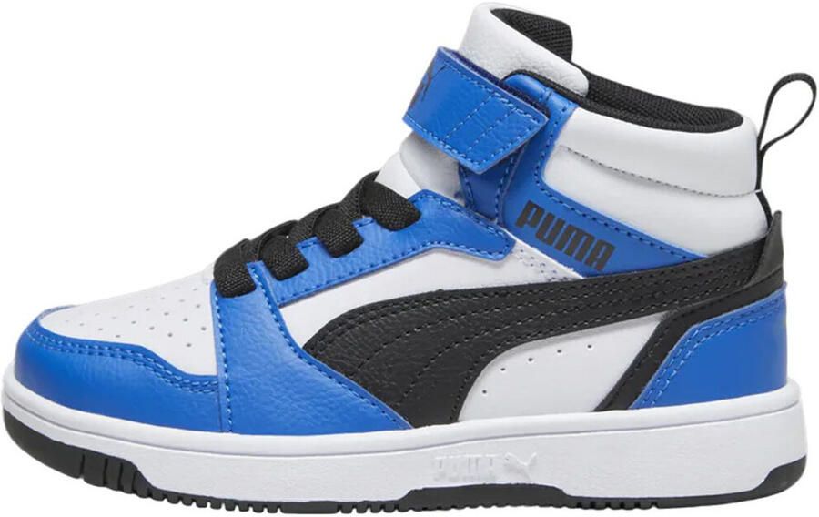 Puma Rebound v6 Mid V6 Mid sneakers wit zwart blauw Imitatieleer 28 - Foto 16