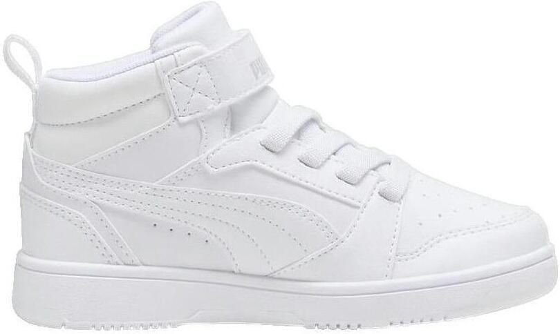 PUMA Rebound V6 Mid AC+ PS Unisex Sneakers White-Cool Light Gray - Foto 4