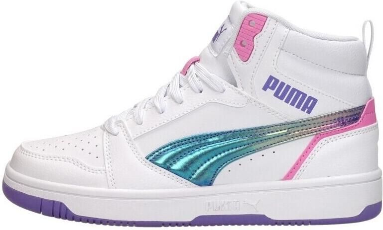 PUMA Rebound v6 Mid Bouncy Sky Sneakers wit Dames