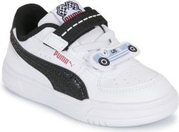 PUMA Caven III Racing Crew AC+ INF kinder sneakers wit Uitneembare zool
