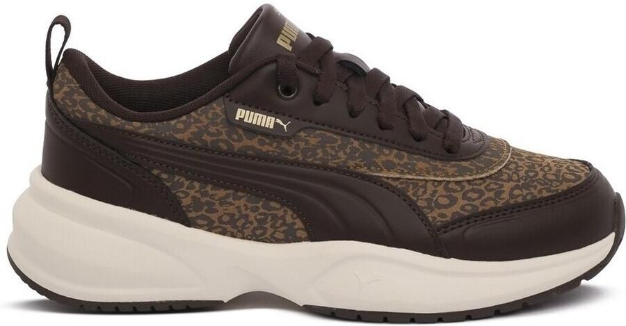 PUMA Cilia 2 Mode Feline Dames Sneakers Soft Taupe-Chocolate Fondue