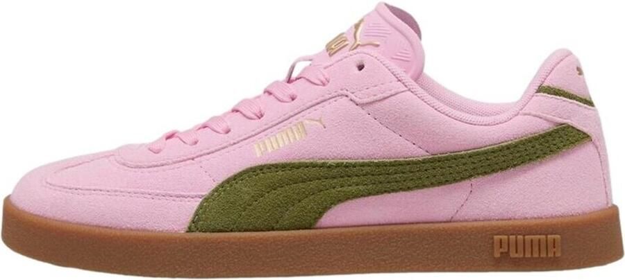 PUMA Club II Era Suede Unisex Sneakers Pink Shimmer-Olive Green - Foto 2